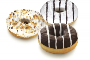 Mixed Filled Donuts (Chocolate, Nougat, Vanilla) (indent)